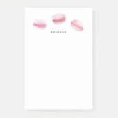 Bonjour | Waterverf Roze Macarons Post-it® Notes (Voorkant)