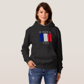 Bonjour Y'All  French Flag France Roots Hoodie (Voorkant volledig)