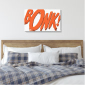 BONK! CANVAS AFDRUK (Insitu (Slaapkamer))