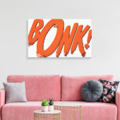 BONK! CANVAS AFDRUK (Insitu (Woonkamer))