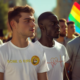 BONK crypto cadeau, meme munt handelaar t-shirt va