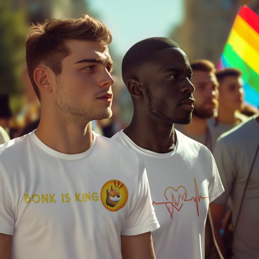 BONK crypto cadeau, meme munt handelaar t-shirt va