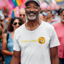 BONK crypto cadeau, meme munt handelaar t-shirt va