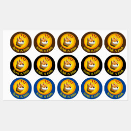 BONK crypto cadeau, meme munt trader sticker