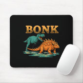 Bonk Dinosaur Funny Prehistoric Humor Design  Muismat (Met muis)