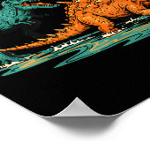 Bonk Dinosaur Funny Prehistoric Humor Design  Poster (Hoek)