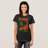 Bonk Dinosaur Funny Prehistoric Humor Design T-shirt (Voorkant volledig)