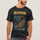 Bonk Dinosaur Funny Prehistorische Humor Design T-shirt (Voorkant)
