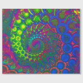 Bonkers 3D Fractal Cadeaupapier (Vlak)