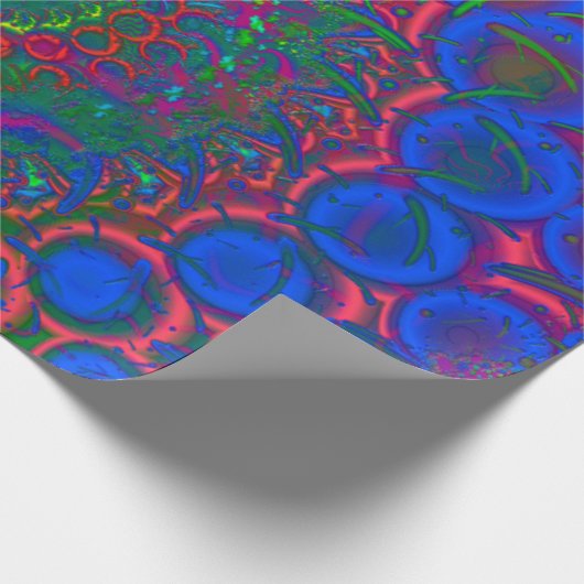 Bonkers 3D Fractal Cadeaupapier (Hoek)