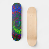 Bonkers 3D Fractal Persoonlijk Skateboard (Voorkant)
