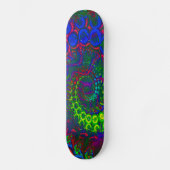 Bonkers 3D Fractal Persoonlijk Skateboard (Voorkant)
