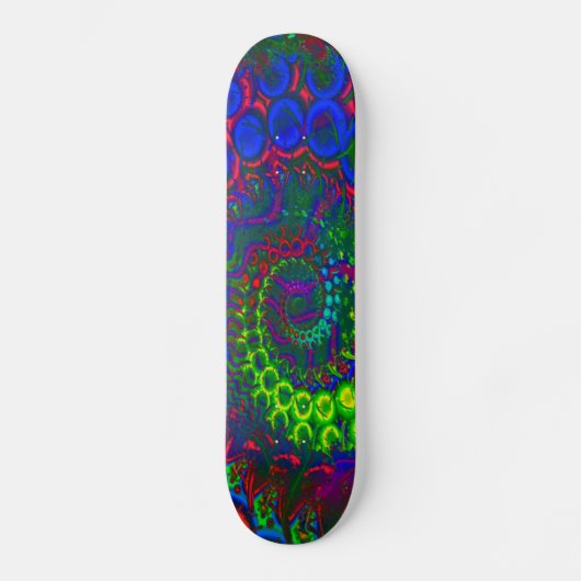 Bonkers 3D Fractal Persoonlijk Skateboard (Voorkant)