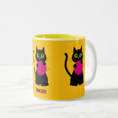 Bonkers! Mok – Breien + Kat 🧶🐈⬛ (Voorkant rechts)