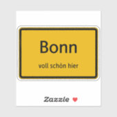 Bonn Aufkleber Sticker Autoaufkleber (Vel)