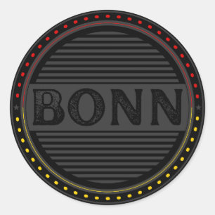 Bonn City Pride Embleem – Duitse identiteit Ronde Sticker