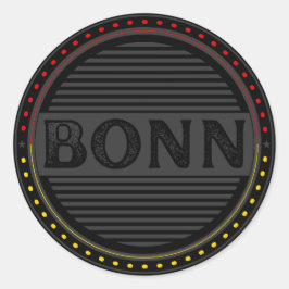 Bonn City Pride Emblem – German Identity Ronde Sticker