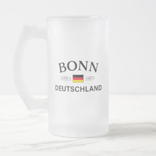 Bonn Deutschland coördineert Duits Matglas Bierpul