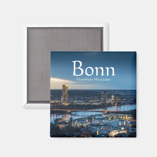 Bonn Duitsland Magneet (Voorkant / Achterkant)