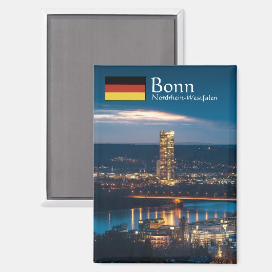 Bonn Duitsland Magneet (Voorkant / Achterkant)