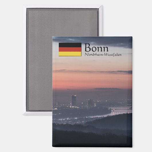 Bonn Duitsland Souvenir Magneet (Voorkant / Achterkant)