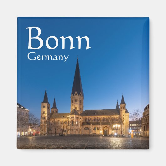 Bonn Duitsland Souvenir Magneet (Voorkant)