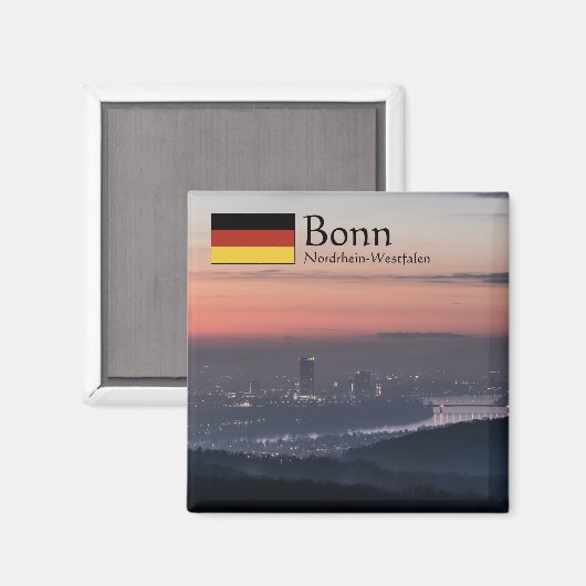 Bonn Duitsland Souvenir Magneet (Voorkant / Achterkant)