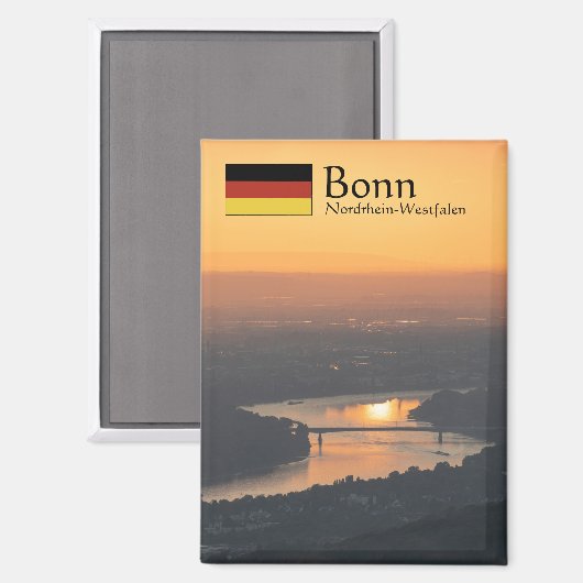 Bonn Duitsland Souvenir Magneet (Voorkant / Achterkant)