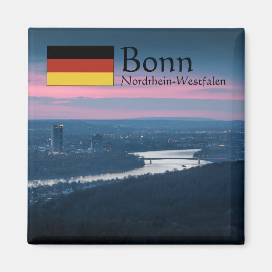 Bonn Duitsland Souvenir Magneet (Voorkant)