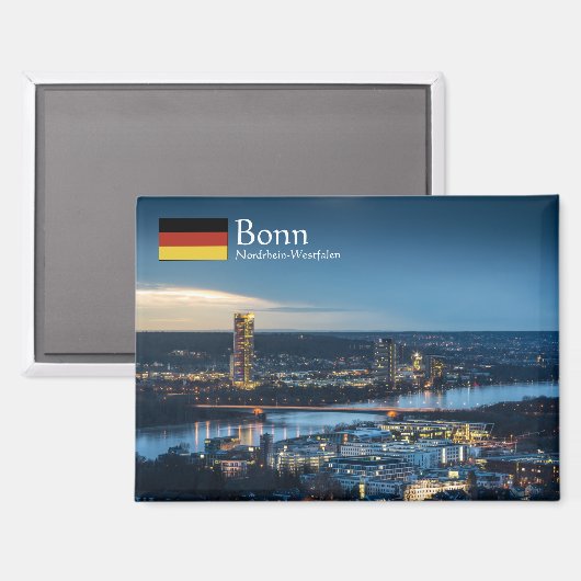 Bonn Duitsland Souvenir Magneet (Voorkant / Achterkant)