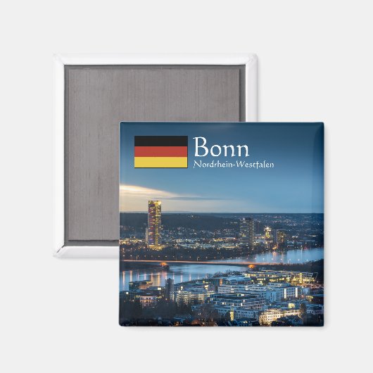 Bonn Duitsland Souvenir Magneet (Voorkant / Achterkant)