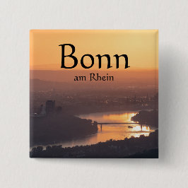 Bonn Duitsland Souvenir Vierkante Button 5,1 Cm