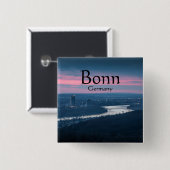 Bonn Duitsland Souvenir Vierkante Button 5,1 Cm (Voorkant /achterkant)