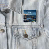 Bonn Duitsland Souvenir  Vierkante Button 5,1 Cm (In situ)