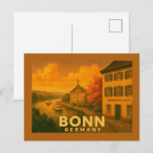 Bonn Duitsland Stad Kunst Briefkaart (Voorkant / Achterkant)