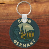 Bonn Duitsland Stad Kunst Sleutelhanger (Voorkant)