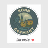 Bonn Duitsland Stad Kunst Sticker (Vel)