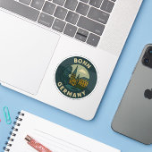 Bonn Duitsland Stad Kunst Sticker (Laptop met iPhone)