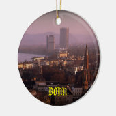 Bonn Germany Schilderachtig kerstversiering Keramisch Ornament (Links)