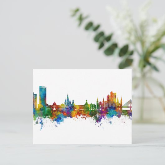Bonn Germany Skyline Briefkaart (Staand voorkant)