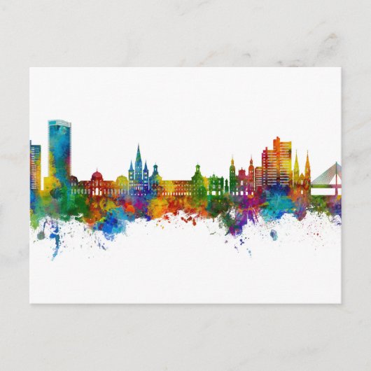 Bonn Germany Skyline Briefkaart (Voorkant)