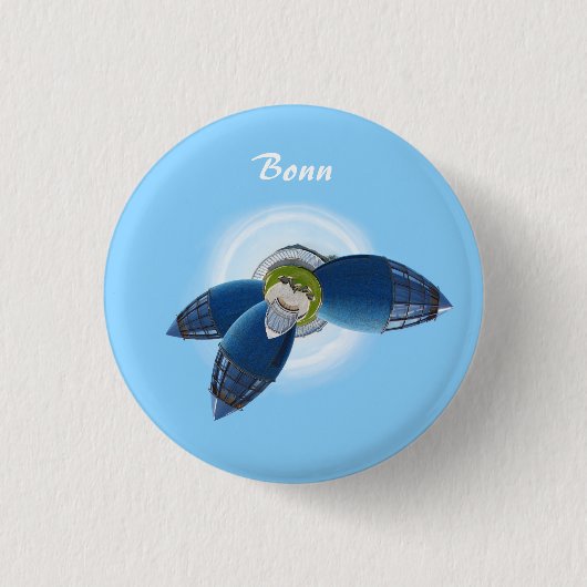 Bonn Planeet Knop Ronde Button 3,2 Cm (Voorkant)