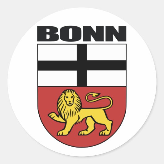 Bonn Ronde Sticker (Voorkant)