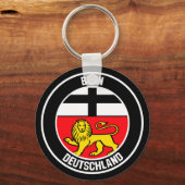 Bonn Round Emblem Sleutelhanger (Voorkant)
