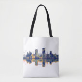 Bonn Skyline Tote Bag (Voorkant)