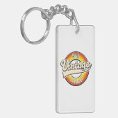 Bonn  stijl logo T-Shirt Label Sleutelhanger (Voorkant Links)