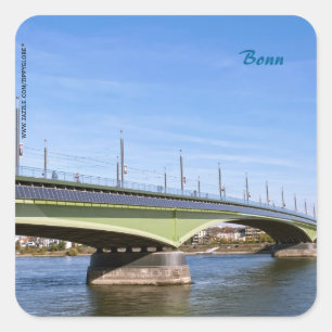 Bonn Vierkante Sticker