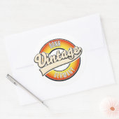 Bonn vintage stijl logo ronde sticker (Envelop)