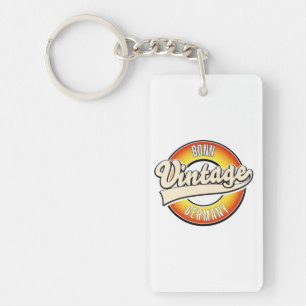 Bonn vintage stijl logo T-Shirt Label Sleutelhanger