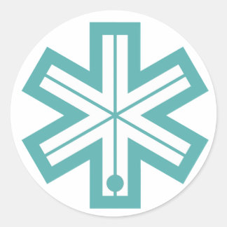 Bonna Ski Logo Ronde Sticker